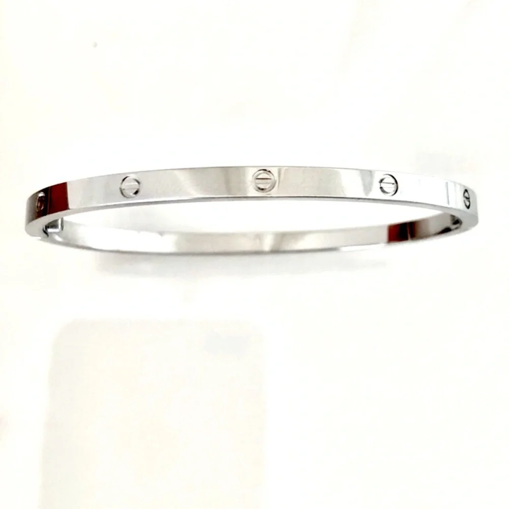 Screw Bracelet Small Model Stainless Steel.